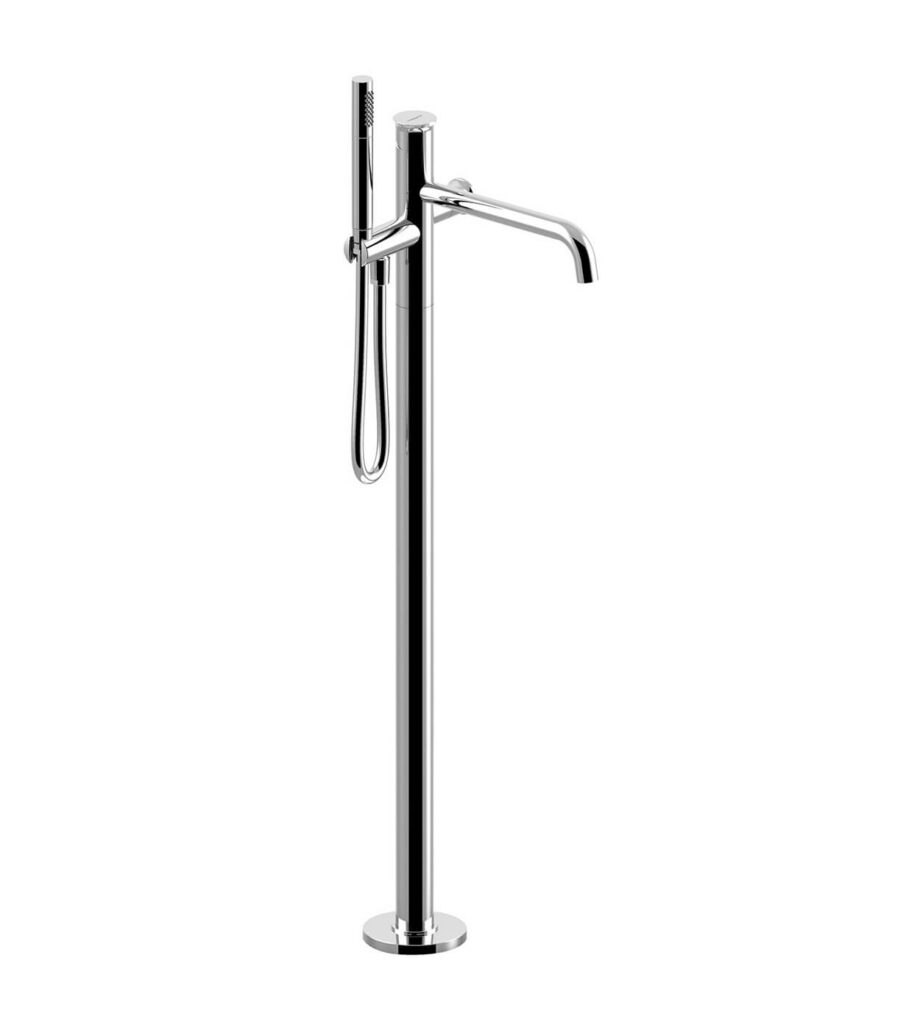Freestanding bath mixer Emmevi Filobrass 85030 with hand shower – 2