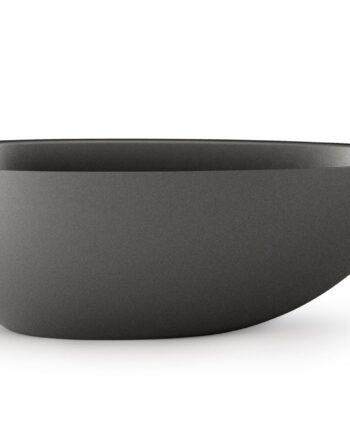 Freestanding Bath PAA BELLA OVO 170x80 cm, Black Graphite