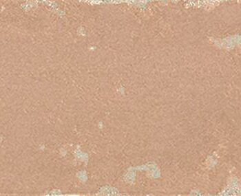 Glossy ceramic wall tile with worn edges Dune Antiga Teja, 6.9x24 cm, 9 mm, brick red