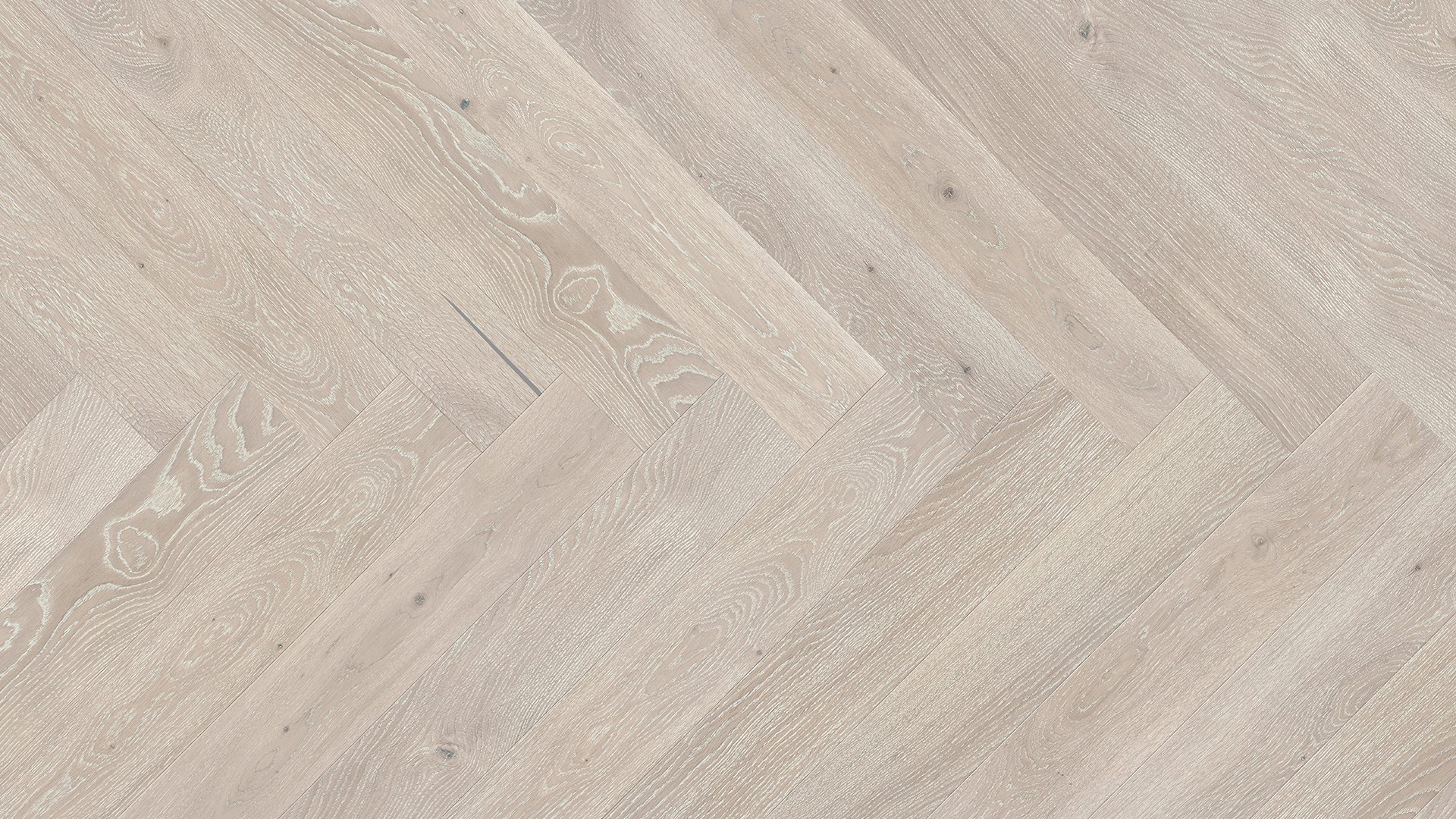 Herringbone floor Barlinek Oak Pudding beveled brushed matt lacquered