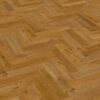 Herringbone floor Thede & Witte Oak Knotty beveled brushed and oiled