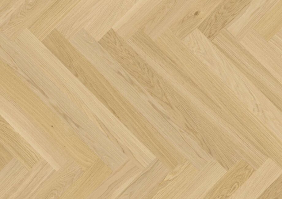 Herringbone Flooring Bauwerk Cleverpark 900 Oak Crema 14 B-Protect brushed