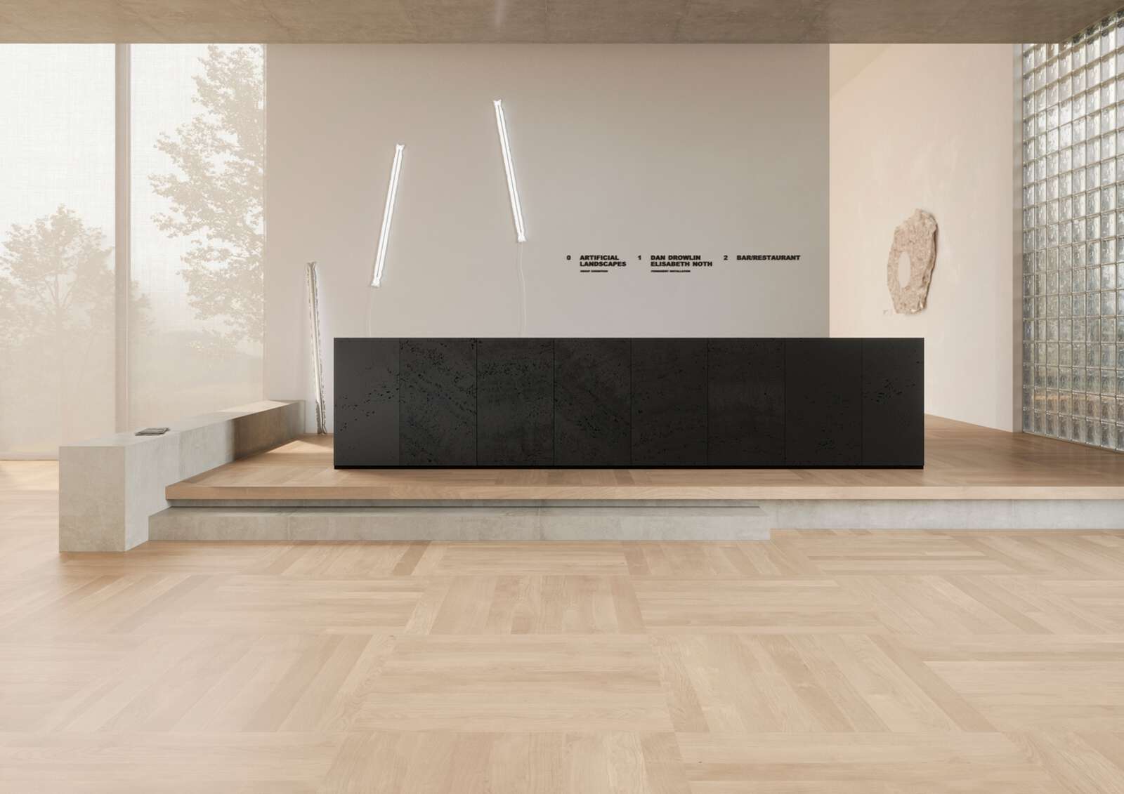 Herringbone Flooring Bauwerk Cleverpark 900 Oak Farina 34 oiled brushed – 2