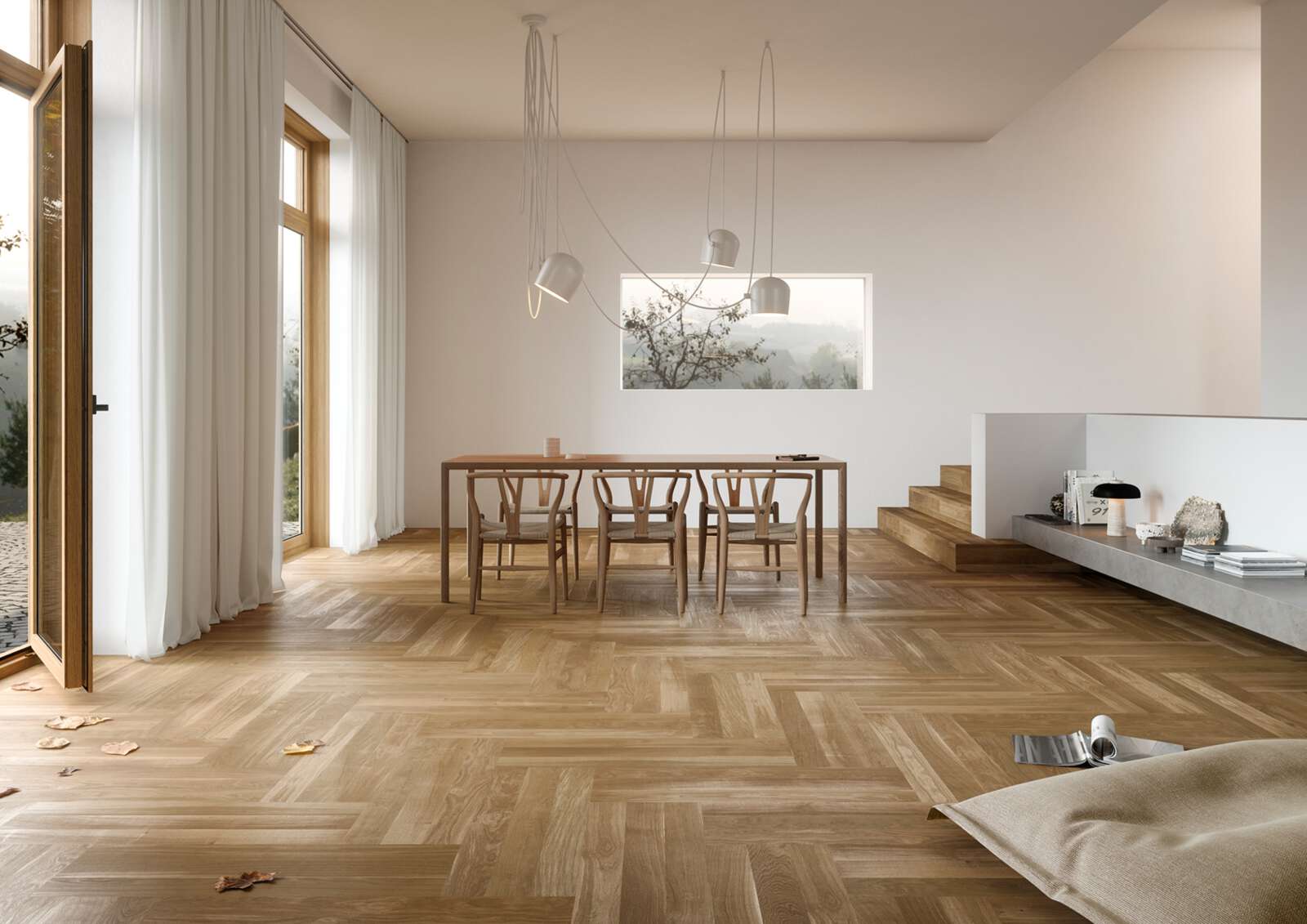 Herringbone Flooring Bauwerk Cleverpark 900 Oak Mandorla 34 B-Protect – 2
