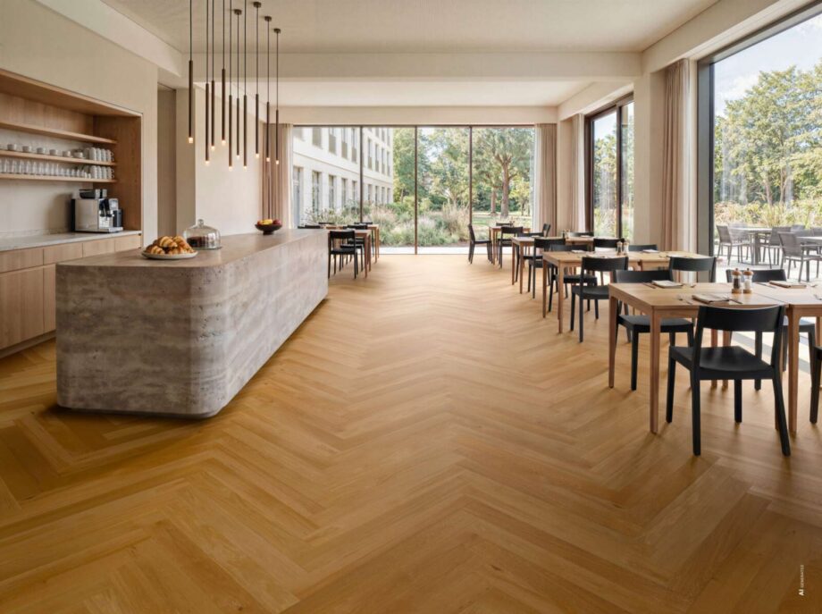 Herringbone Flooring Bauwerk Cleverpark 900 Oak Nature 14 matt lacquered – interior 2 Herringbone Flooring Bauwerk Cleverpark 900 Oak Nature 14 matt lacquered – 3