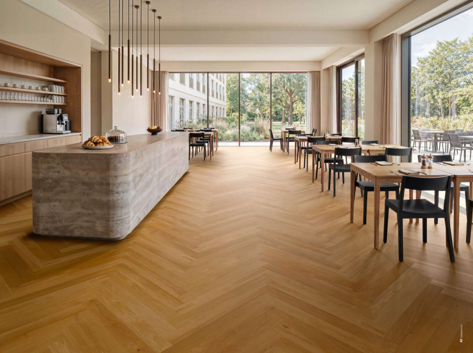 Herringbone Flooring Bauwerk Cleverpark 900 Oak Nature 14 matt lacquered – 3