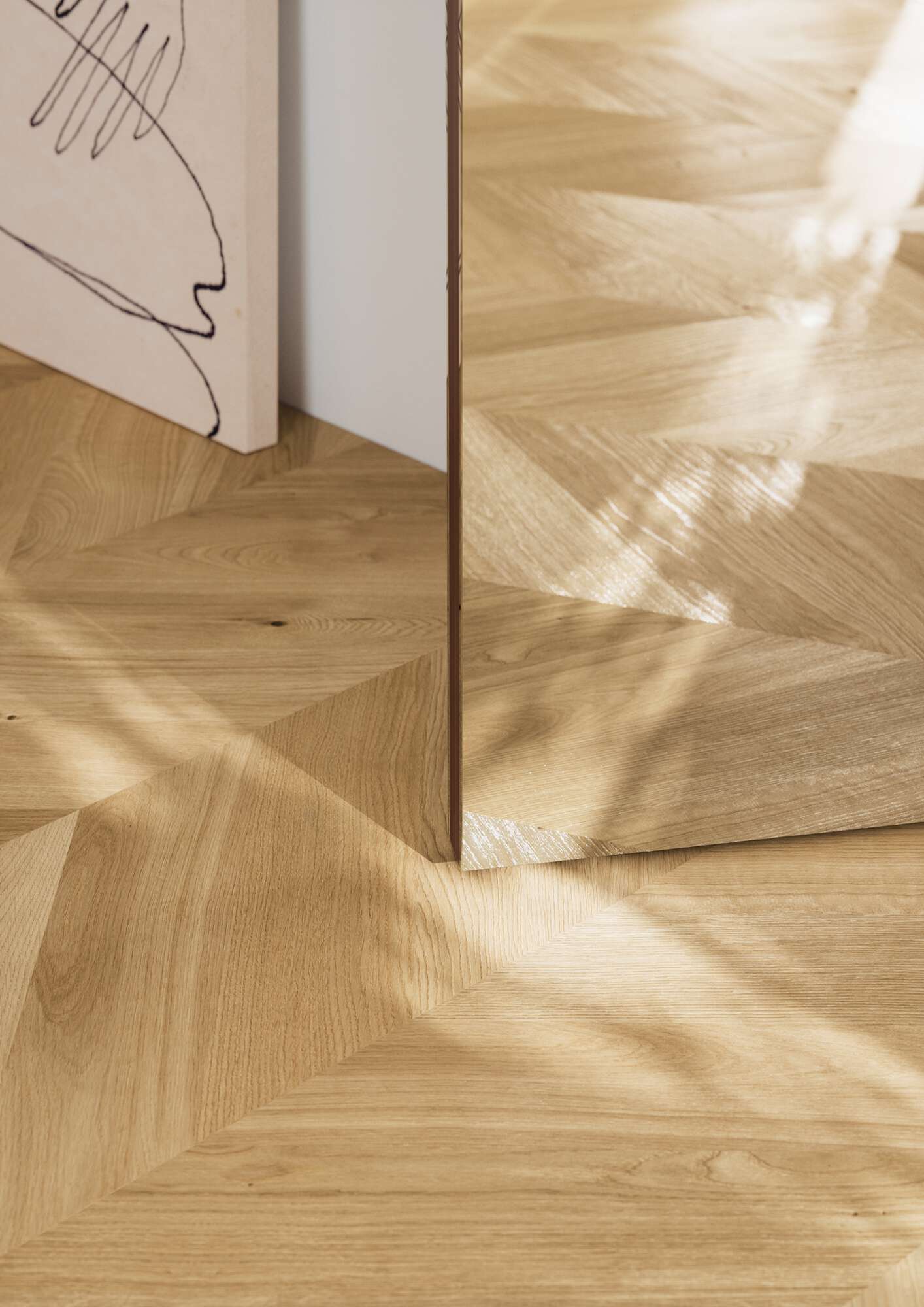 Herringbone Flooring Bauwerk Formpark Rombico Oak Nature 14 oiled brushed – 3