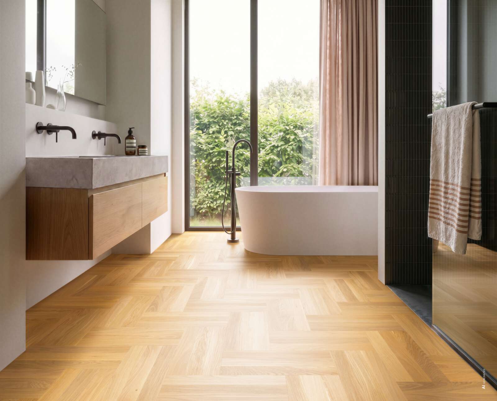 Herringbone Flooring Bauwerk Monopark Oak Nature 15 matt lacquered sanded – 2