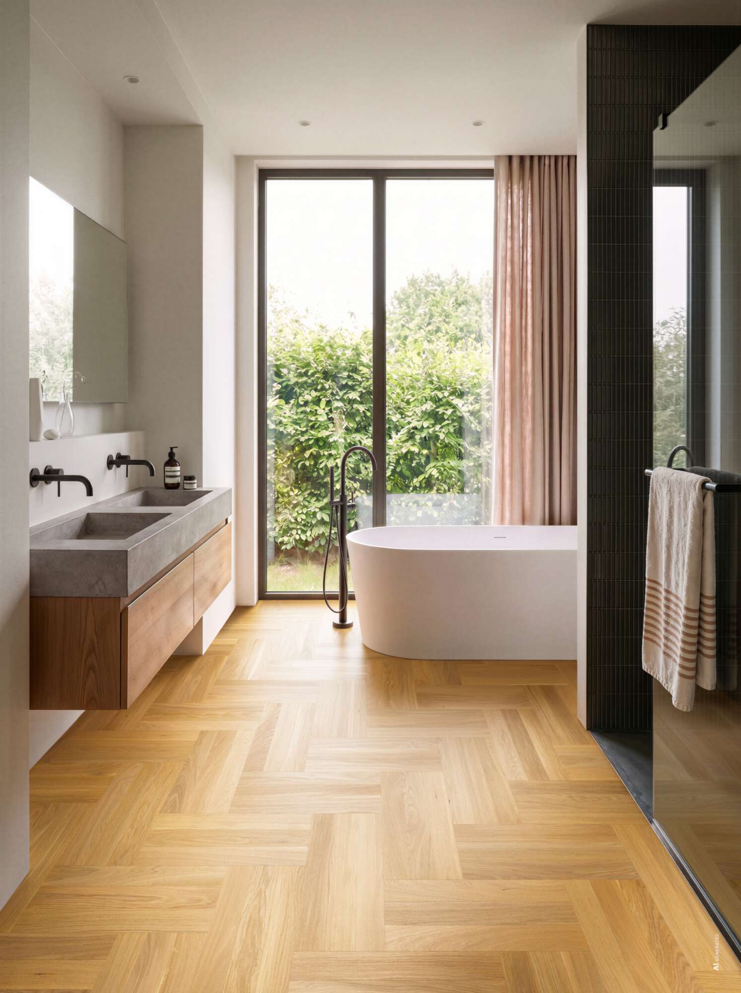 Herringbone Flooring Bauwerk Monopark Oak Nature 15 matt lacquered sanded – 3