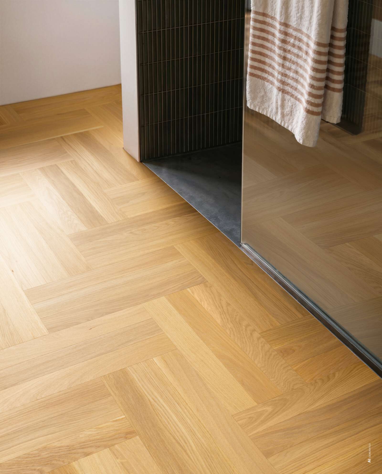 Herringbone Flooring Bauwerk Monopark Oak Nature 15 matt lacquered sanded – 4