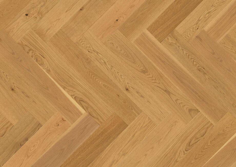Herringbone Flooring Bauwerk Vectorpark Oak Mandorla 24 B-Protect brushed – board view Herringbone Flooring Bauwerk Vectorpark Oak Mandorla 24 B-Protect brushed