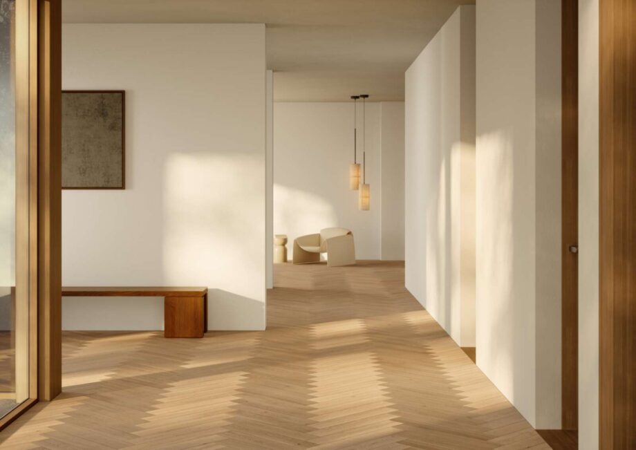 Herringbone Flooring Bauwerk Vectorpark Oak Nature 14 matt lacquered – interior 2 Herringbone Flooring Bauwerk Vectorpark Oak Nature 14 matt lacquered – 3