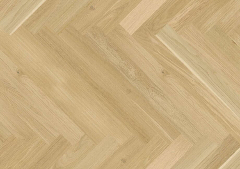 Herringbone Parquet Flooring Bauwerk Cleverpark 900 Oak Crema 34 B-Protect – board view Herringbone Parquet Flooring Bauwerk Cleverpark 900 Oak Crema 34 B-Protect