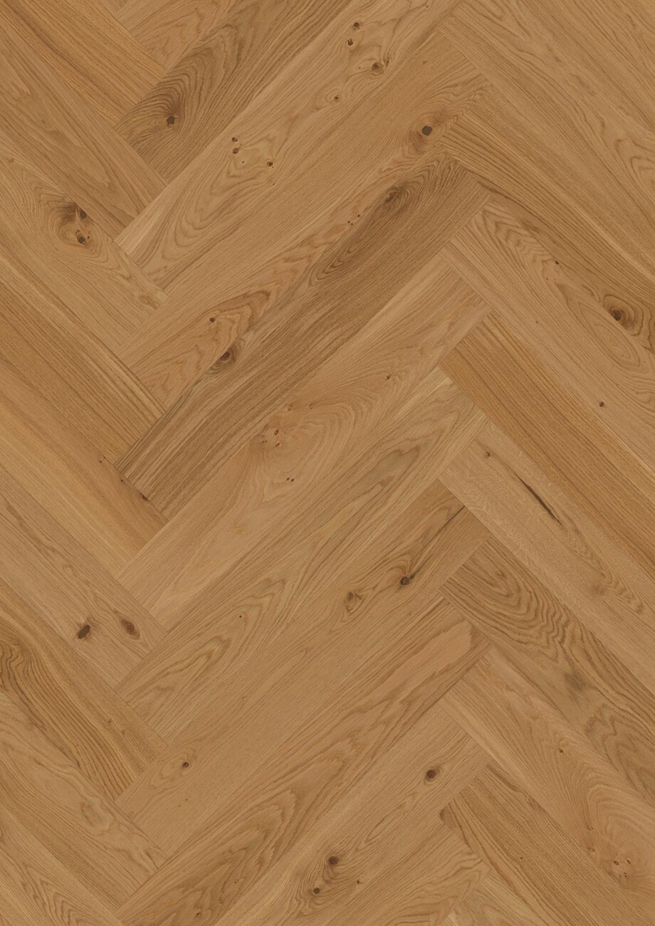 Herringbone parquet flooring Oak Mix oil-waxed 140 mm