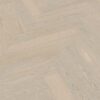 Herringbone parquet Meister Lindura Classic Arctic white, 1-Strip (plank), brushed, ultra matt lacquered
