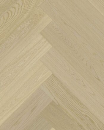 Herringbone parquet oak natur bevelled brushed creamy matt lacquer