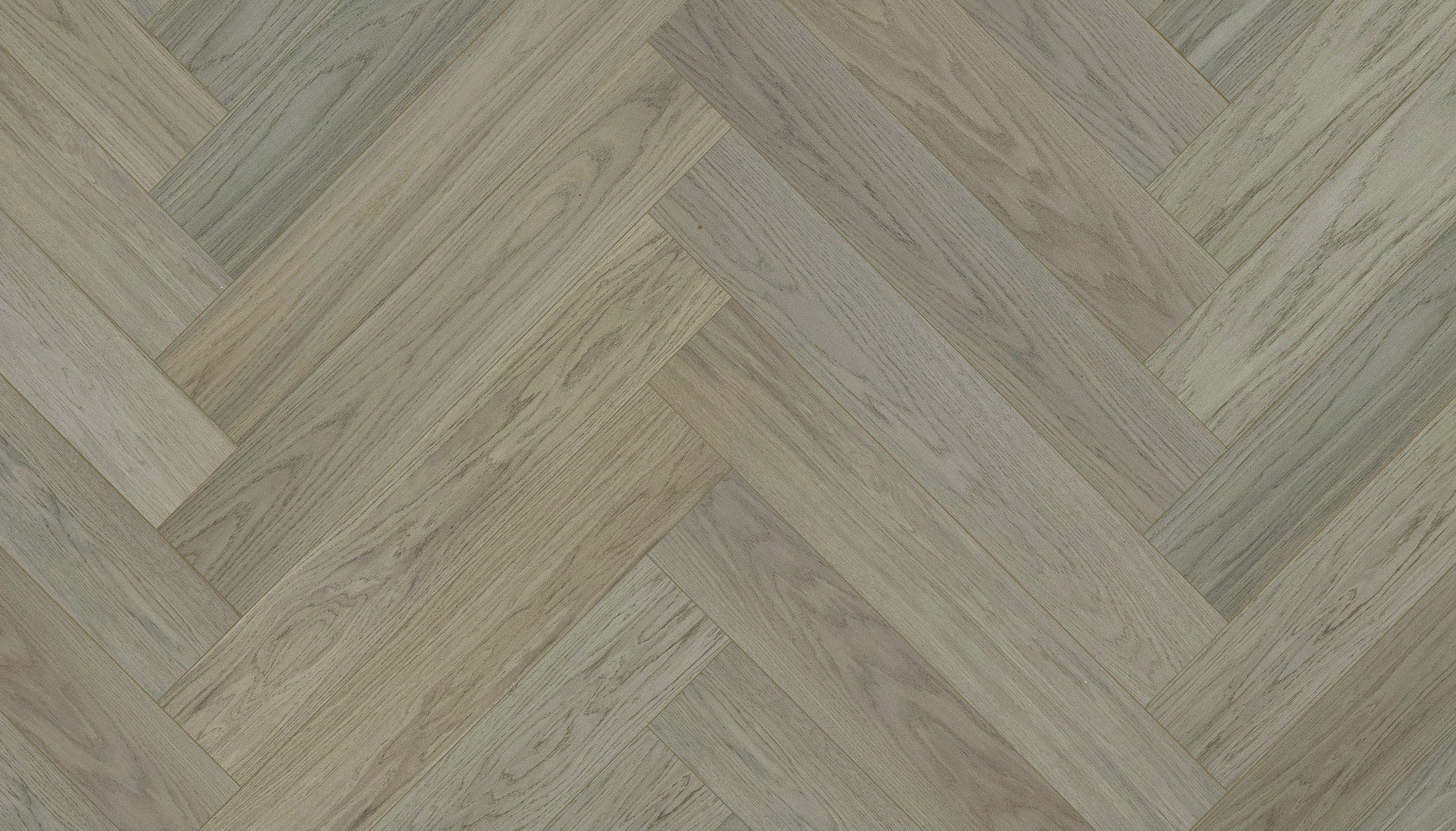 Herringbone parquet oak natur bevelled brushed light grey matt lacquer