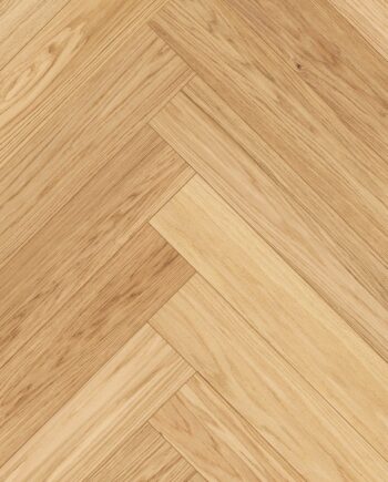 Herringbone parquet oak natur bevelled brushed light matt lacquer