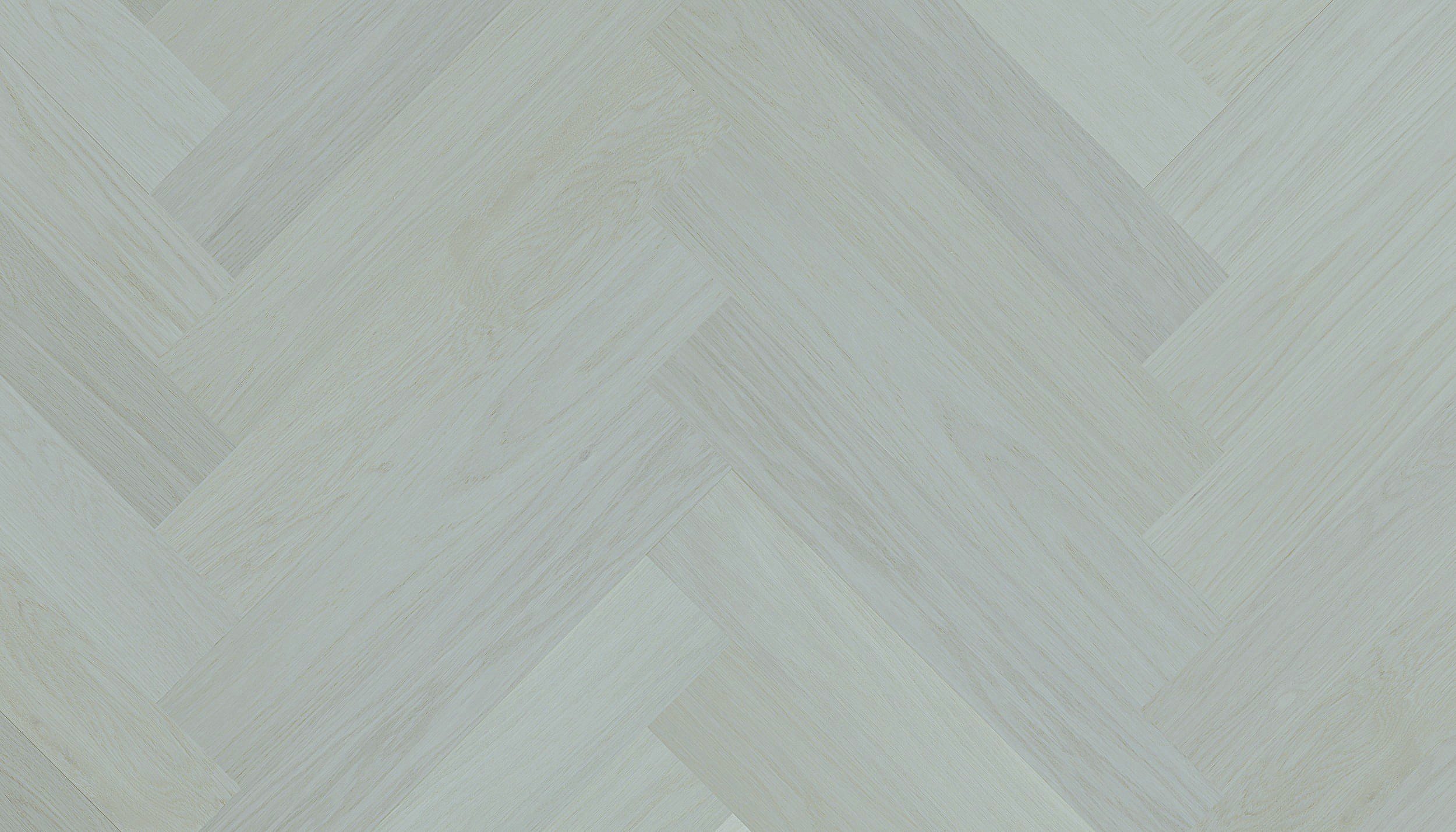 Herringbone parquet oak natur bevelled brushed light white matt lacquer