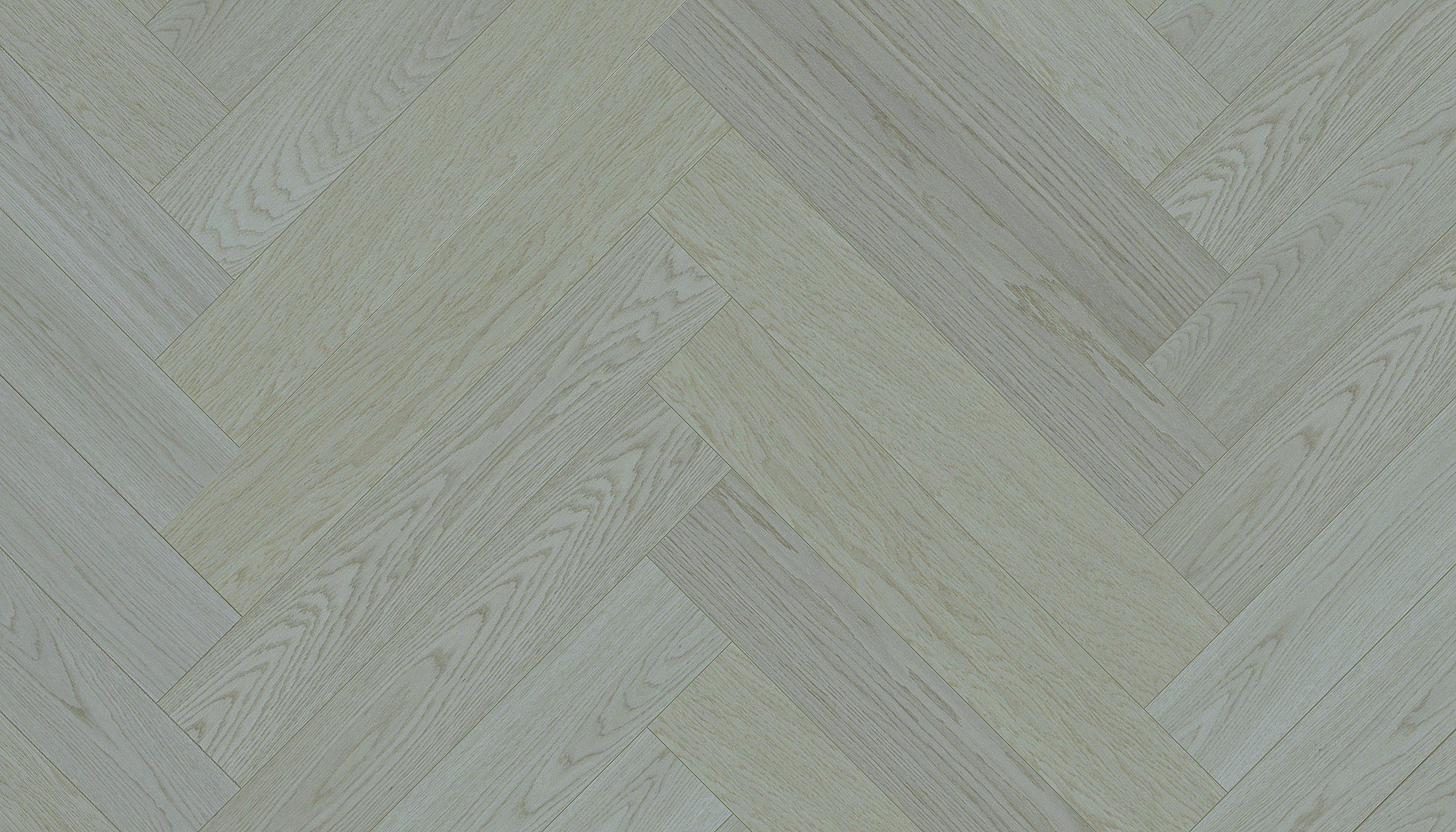Herringbone parquet oak natur bevelled brushed white matt lacquer
