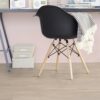 Parkett Tarkett, Shade, Tamm Cotton White (valge) TreS, 3-lip, peits ja Proteco 5 Tammeparkett Tarkett Shade Cotton White TreS kodukontoris