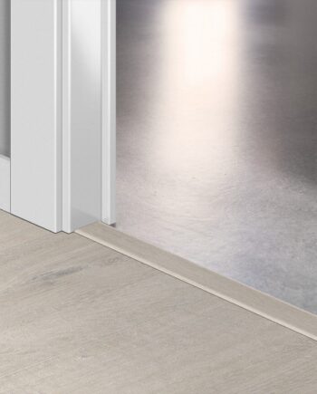Incizo 5-in-1 transition profile Quick-Step Cotton Oak White Blush for rigid LVT vinyl (Alpha), 8x45x2000 mm