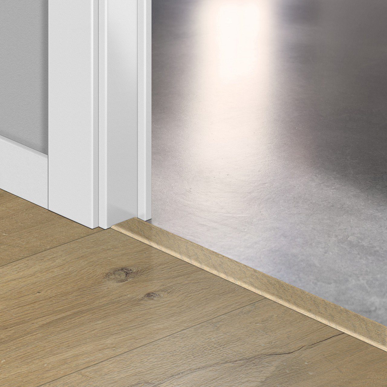 Incizo 5-in-1 transition profile Quick-Step Soft Oak Medium for laminate, 13x48x2150 mm