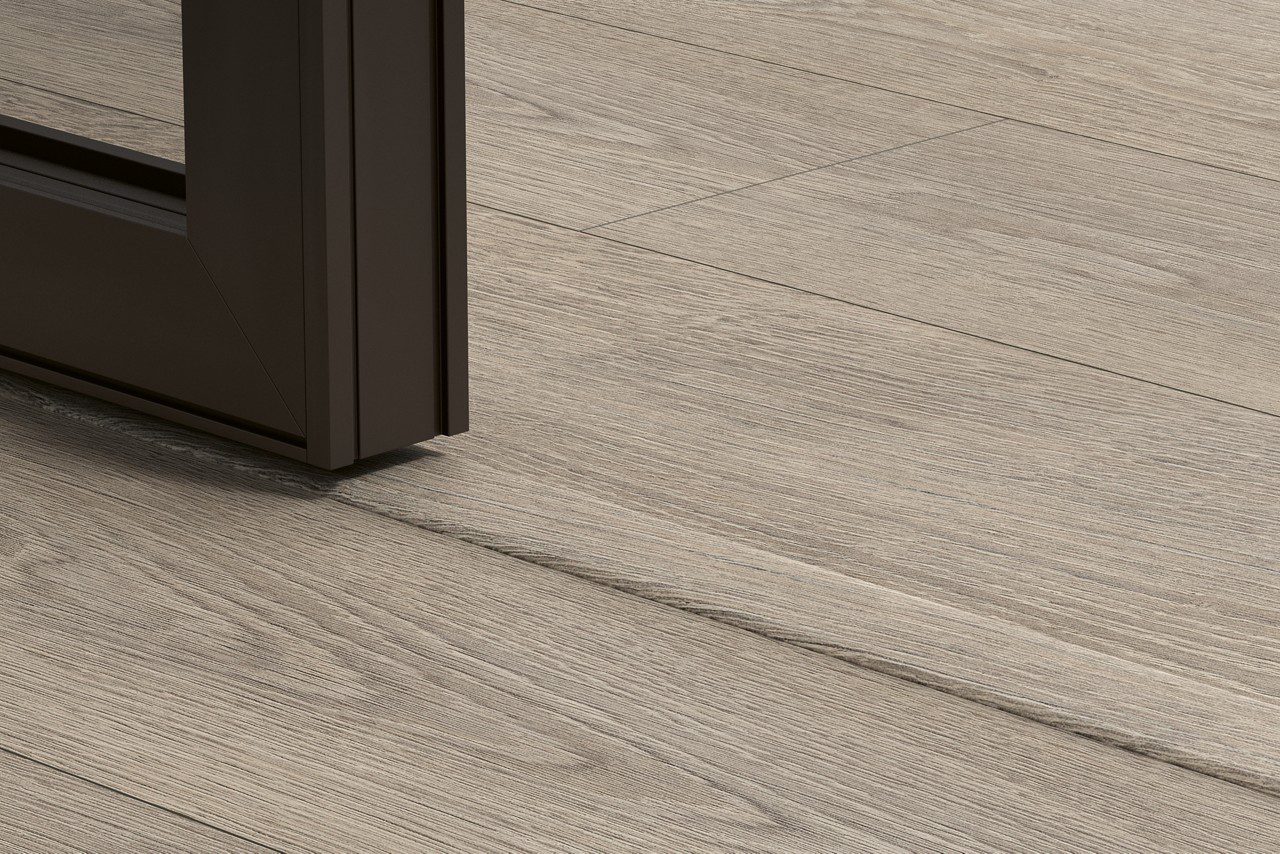 Incizo 5-in-1 transition profile Quick-Step Old Oak Light Grey for laminate, 13x48x2150 mm