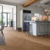 Herringbone parquet Meister, Lindura HS 500, Classic oak Clay brown 20233, herringbone, 700 x 140 mm, brushed, ultra matt lacquered – view 2 Herringbone parquet Meister, Lindura HS 500, Classic oak Clay brown 20233, herringbone, 700 x 140 mm, brushed, ultra matt lacquered – 2