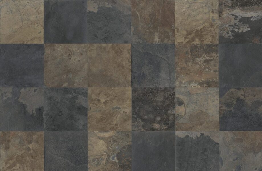 Slate-effect porcelain floor tile Dune Ardesia Multicolore, 60×60 cm, 8 mm, multicoloured, R10 – view 2 Slate-effect porcelain floor tile Dune Ardesia Multicolore, 60x60 cm, 8 mm, multicoloured, R10 – 2