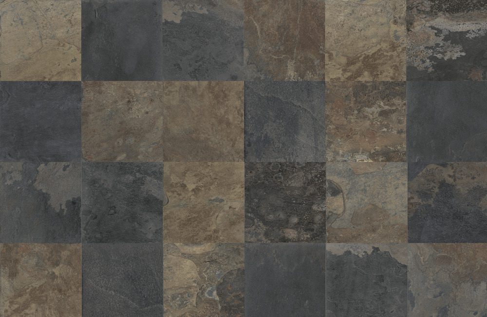 Slate-effect porcelain floor tile Dune Ardesia Multicolore, 60x60 cm, 8 mm, multicoloured, R10 – 2