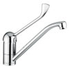 Kitchen mixer Emmevi Ambra 9007 with swivel spout, chrome, long lever Kitchen mixer Emmevi Ambra 9007 with swivel spout