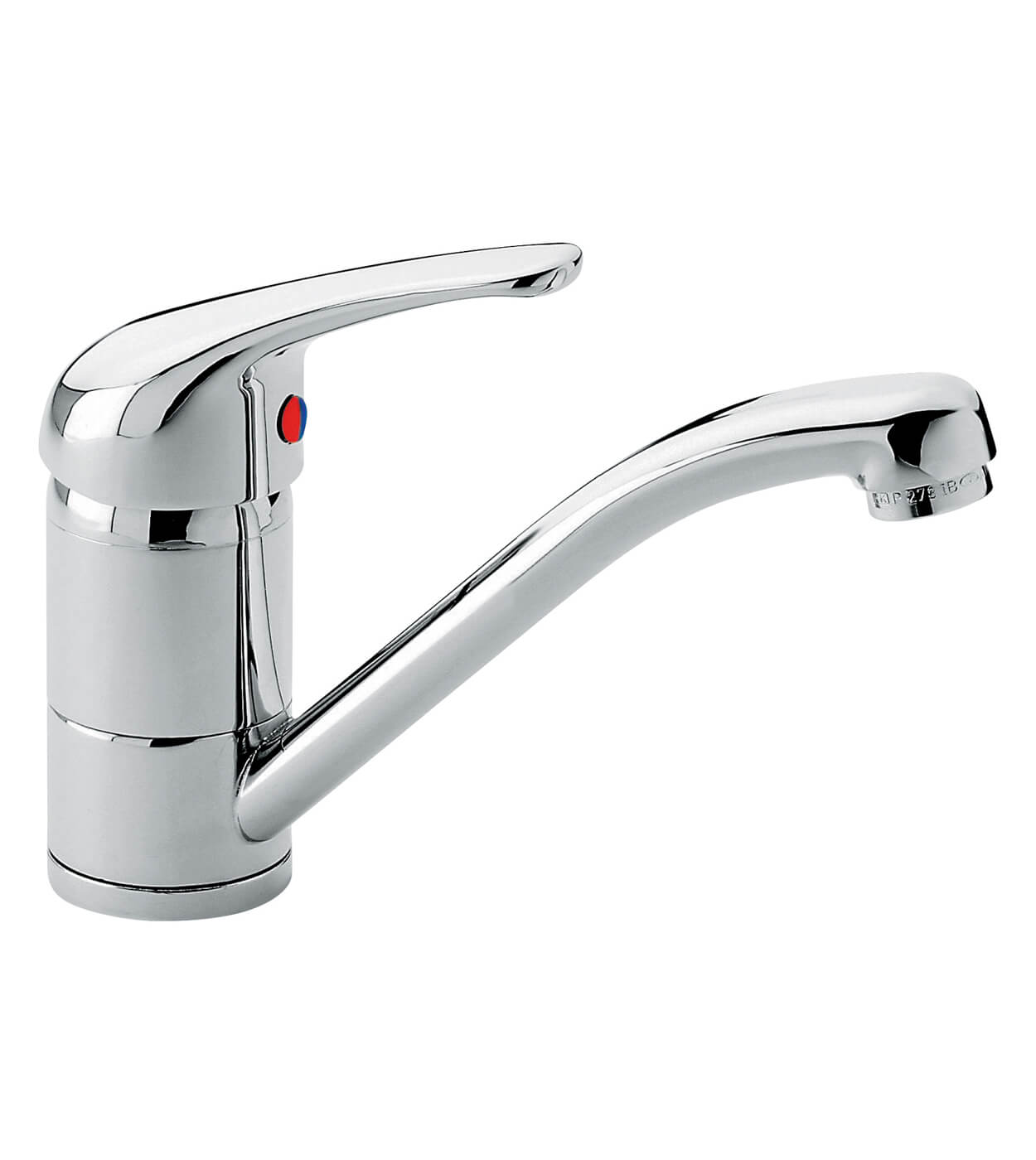 Kitchen mixer Emmevi Ambra 9007CCND with short swivel spout, low pressure