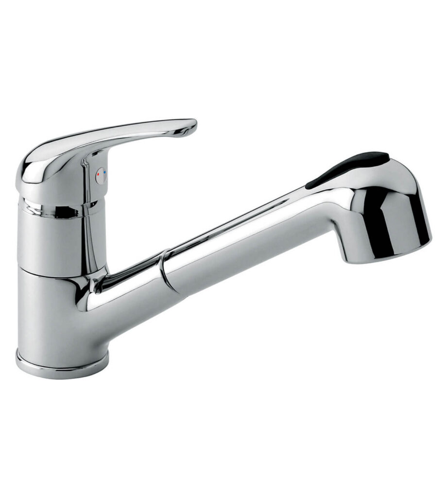 Kitchen mixer Emmevi Ambra 9065 with pull-out spray, chrome Kitchen mixer Emmevi Ambra 9065 with pull-out spray