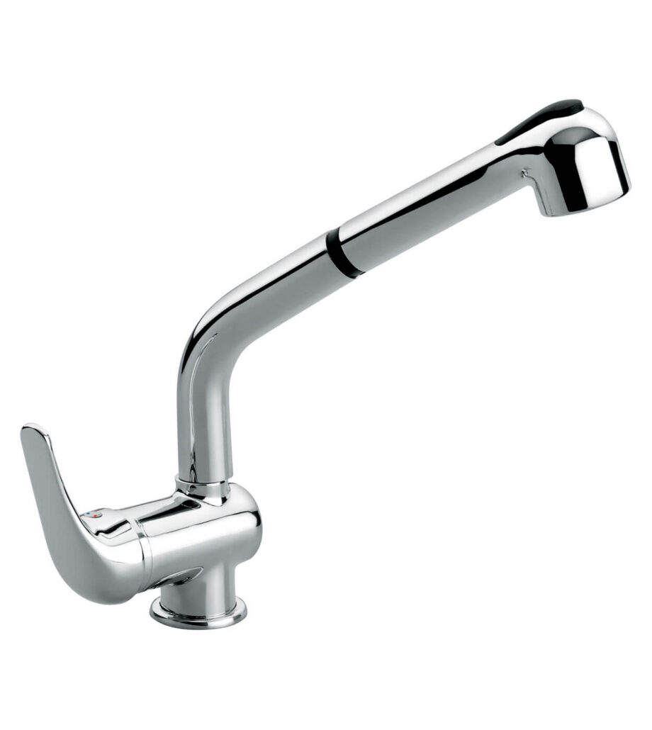 Kitchen mixer Emmevi Ambra 9066 with pull-out spray, chrome Kitchen mixer Emmevi Ambra 9066 with pull-out spray