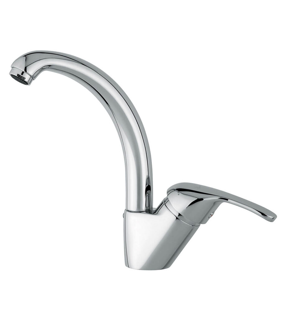 Kitchen mixer Emmevi Ambra 9087CC with short swivel spout, chrome Kitchen mixer Emmevi Ambra 9087CC with short swivel spout