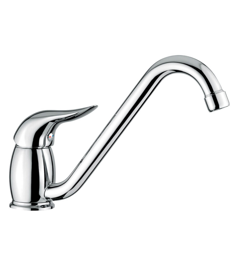Kitchen mixer Emmevi Duka 44007 with swivel spout, chrome Kitchen mixer Emmevi Duka 44007 with swivel spout
