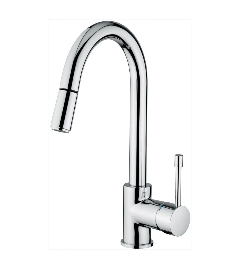 Kitchen mixer Emmevi Eden 71066 with pull-out spray, chrome Kitchen mixer Emmevi Eden 71066 with pull-out spray