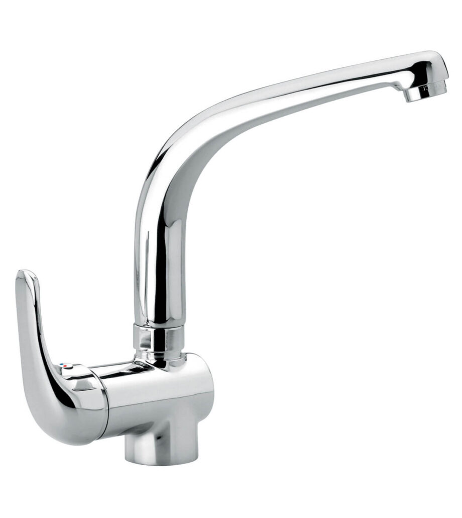 Kitchen mixer Emmevi Giglio 8076 with swivel spout, chrome Kitchen mixer Emmevi Giglio 8076 with swivel spout