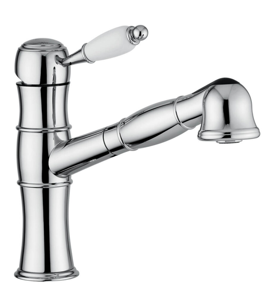 Kitchen mixer Emmevi Laguna 40065 with pull-out spray, chrome Kitchen mixer Emmevi Laguna 40065 with pull-out spray