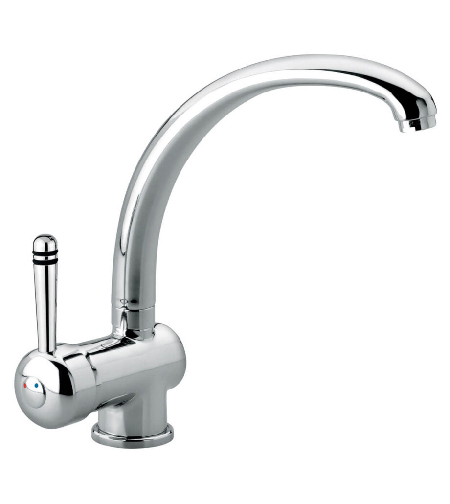 Kitchen mixer Emmevi Laguna 4077 with swivel spout, chrome Kitchen mixer Emmevi Laguna 4077 with swivel spout
