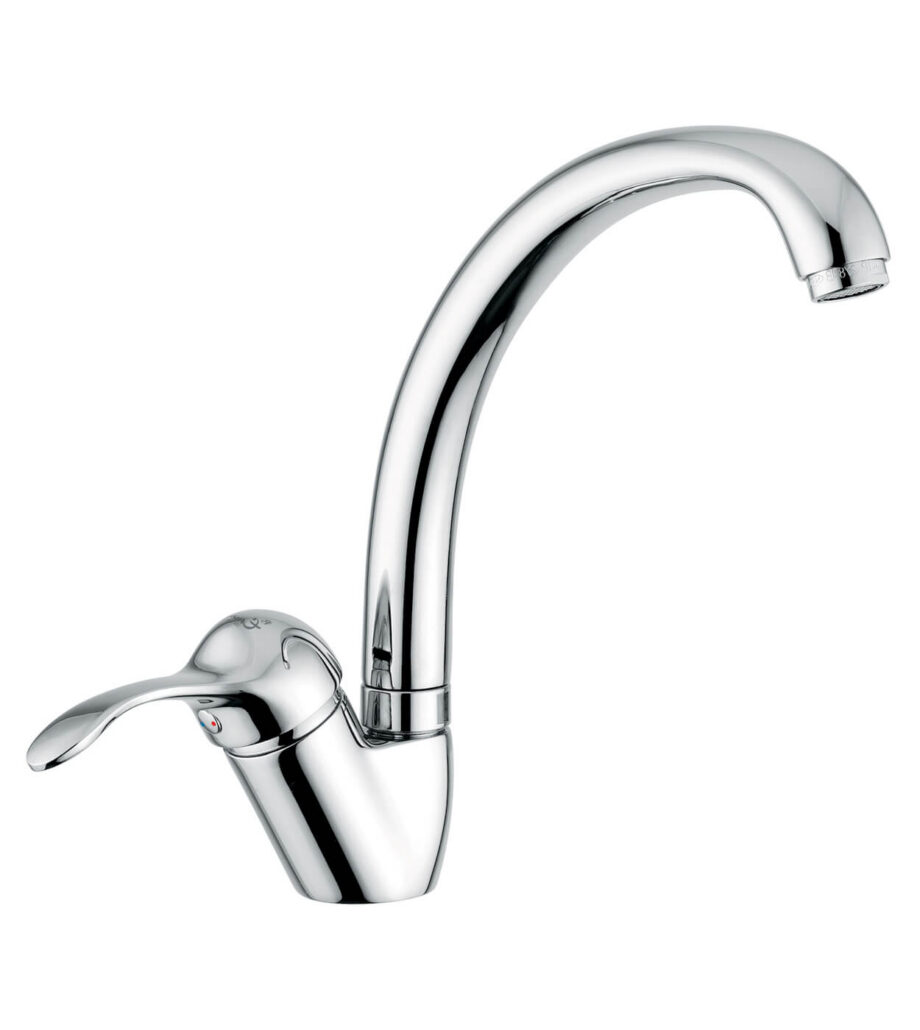 Kitchen mixer Emmevi Melody 11087 with swivel spout, chrome Kitchen mixer Emmevi Melody 11087 with swivel spout