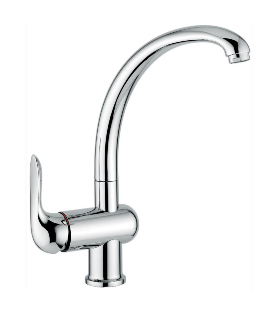 Kitchen mixer Emmevi Neco 91007 with swivel spout, chrome Kitchen mixer Emmevi Neco 91007 with swivel spout