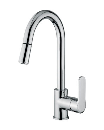 Kitchen mixer Emmevi Nefer 77066 with pull-out spray