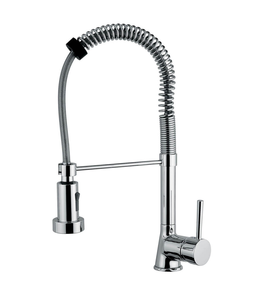 Kitchen mixer Emmevi Piper 45010 with pull-out spray, chrome Kitchen mixer Emmevi Piper 45010 with pull-out spray