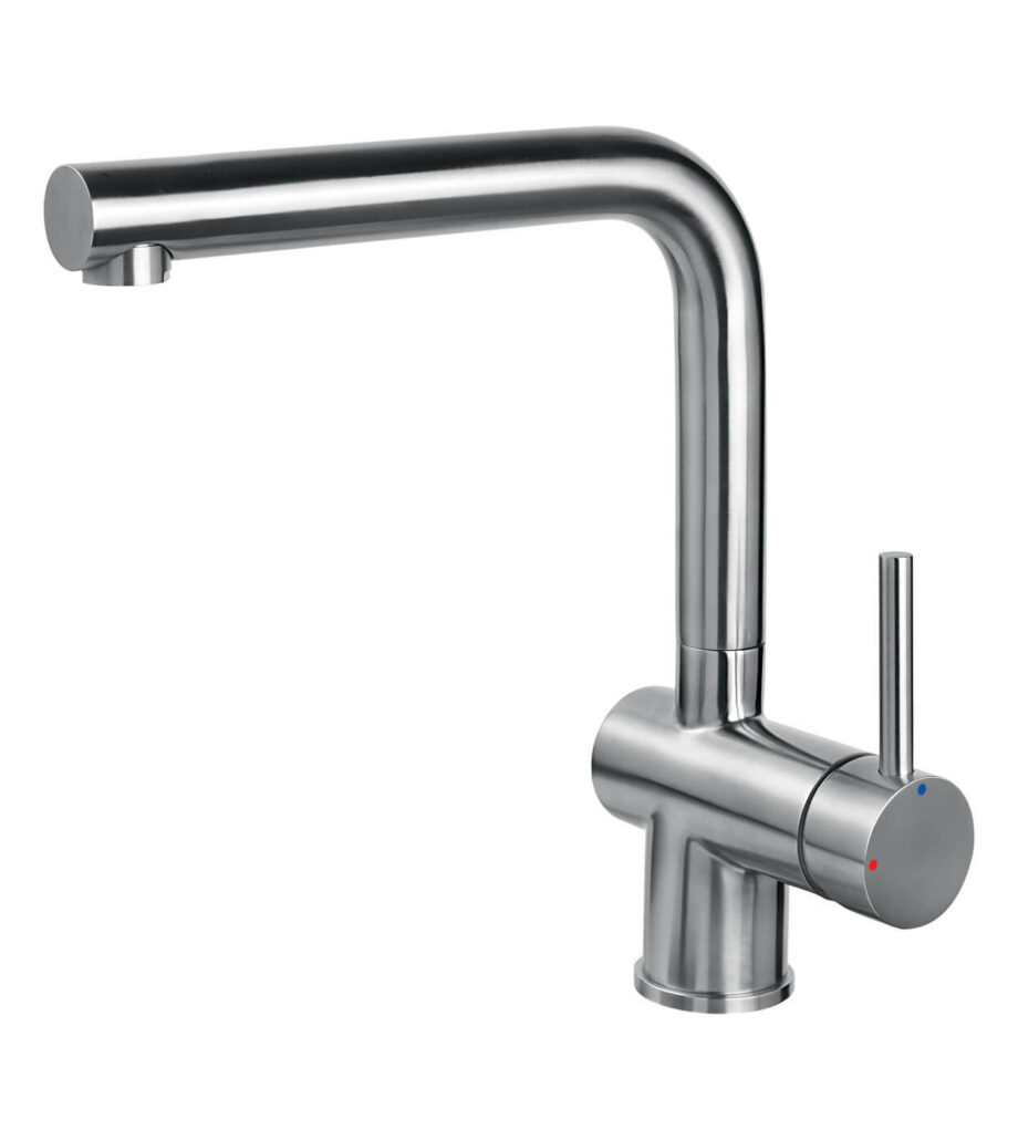 Kitchen mixer Emmevi Piper 45047INES with swivel spout, stainless steel Kitchen mixer Emmevi Piper 45047INES with swivel spout