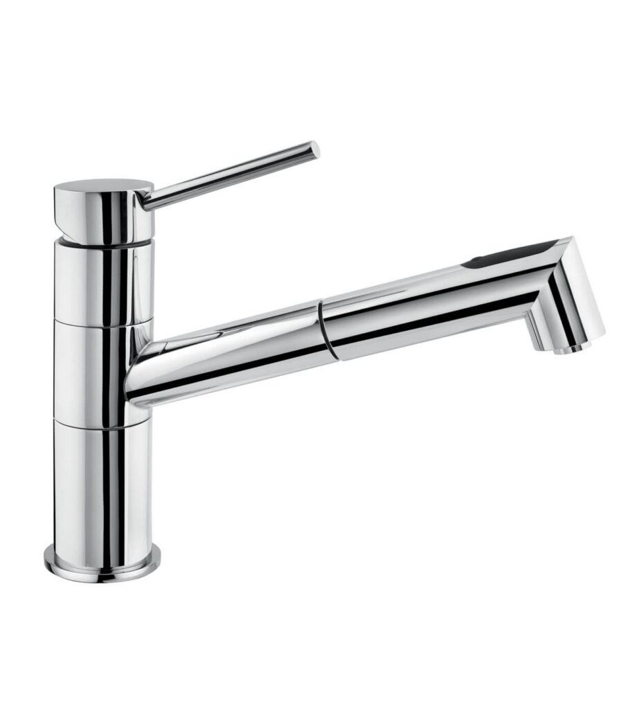 Kitchen mixer Emmevi Piper 45064 with pull-out spray, chrome Kitchen mixer Emmevi Piper 45064 with pull-out spray
