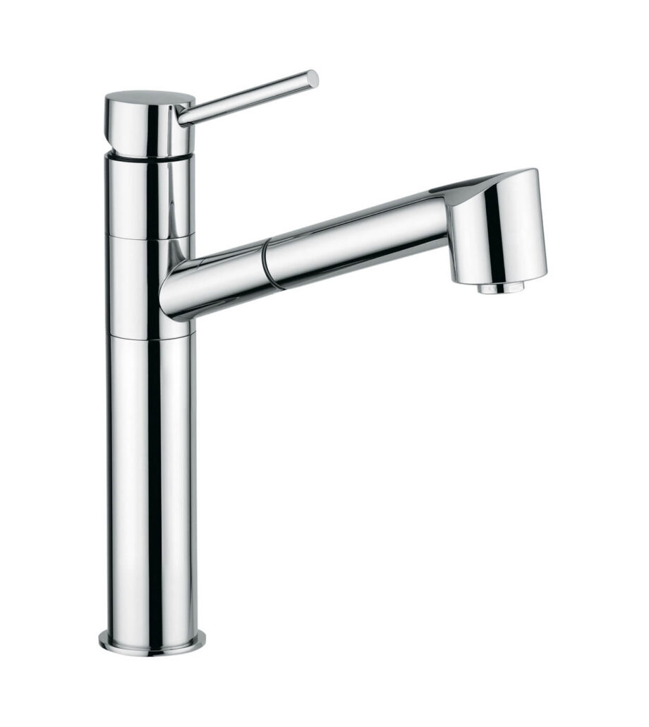 Kitchen mixer Emmevi Piper 45065BIG with pull-out spray, chrome Kitchen mixer Emmevi Piper 45065BIG with pull-out spray