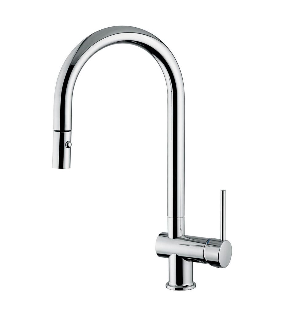 Kitchen mixer Emmevi Piper 45076ES with pull-out spray, chrome Kitchen mixer Emmevi Piper 45076ES with pull-out spray