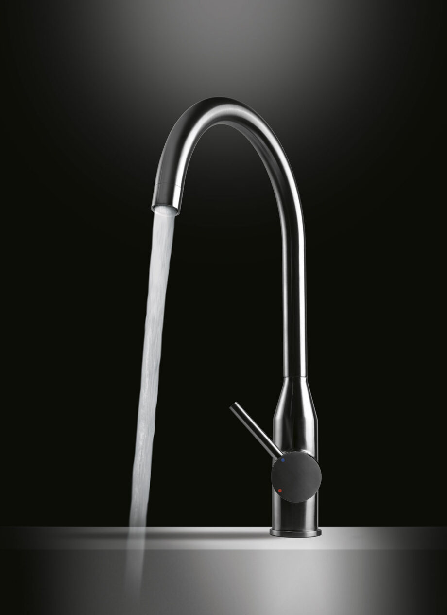 Kitchen mixer Emmevi Piper 45167INES with pull-out spray, stainless steel Kitchen mixer Emmevi Piper 45167INES with pull-out spray
